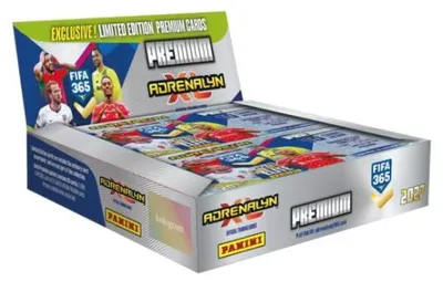Zdjęcie produktu dla Zestaw 10 opakowań premium FIFA 365 Adrenalyn XL 2027 – karty kolekcjonerskie