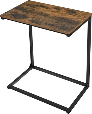 Produktbild von Hoppa! | Industrial Beistelltisch | Braun/Schwarz - Metall - 55 x 35 x 66 cm