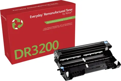 Produktbild von Xerox Everyday™ Mono Wiederaufbereitete Trommel von , kompatibel mit Brother DR3200, Standardkapazität, 25000 Seiten, Schwarz, 1 Stück(e)