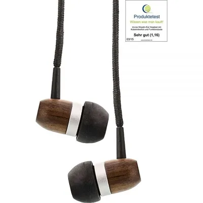 Produktbild von InLine Woodin-Ear Kopfhörer mit Mikrofon