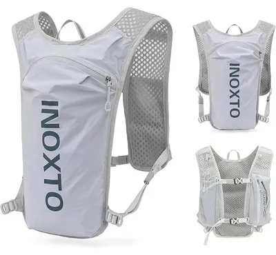 Produktbild von Laufrucksack, 5L Leichter Trinkbeutel, geeignet für Outdoor-Wandern, Radwettbewerb, Bergsteiger-Trinkweste, Rucksack, Herren und Damen