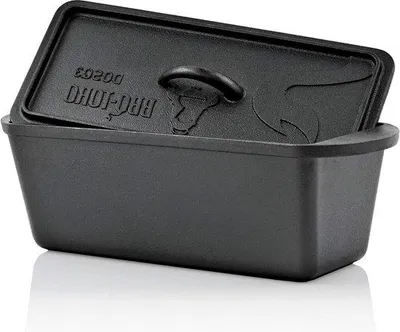 Produktbild von Gusseisen Topf 30l mit Deckel, braun, vorbehandelt
