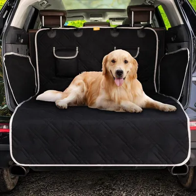 Produktbild von Autoteppich Kofferraum Schutz Hundedecke Schwarz