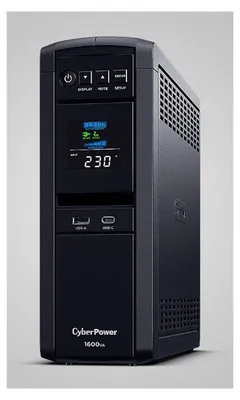 Produktbild von CyberPower CP1600EIPFCLCD, Line-Interaktiv, 1,6 kVA, 1000 W, Reiner Sinus, 169 V, 271 V