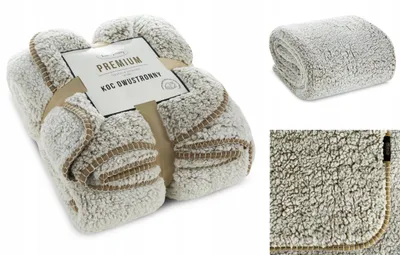 Produktbild von Eurofirany Koc 170x210 cm Sherpa Kuscheldecke Designerschön