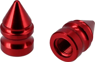 Image de Jeu : 2x capuchon de valve "Thorn", anodisé rouge