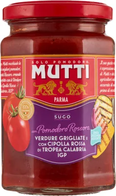 Produktbild von Soße mit gegrilltem Gemüse Sugo Semplice con Verdure Grigliate 280g - Mutti