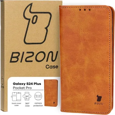 Produktbild von Bizon Case Pocket Pro Samsung Galaxy S24 Plus braun