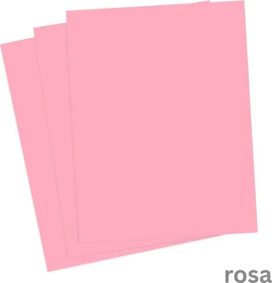 Produktbild von Tonzeichenpapier, 50 x 70 cm 130 g/qm, rosa, 10 Bogen