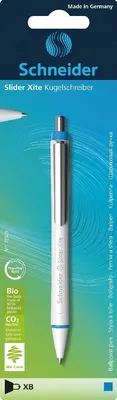 Produktbild von Kugelschreiber Slider Xite Druckmechanik XB blau Blisterkarte Packung mit 5 Stück
