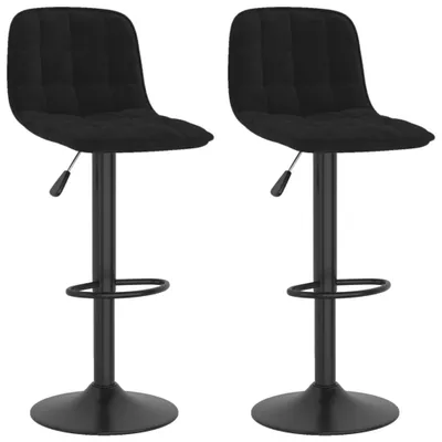 Obrázek produktu pro vidaXL Barová stolička 2 ks Black Velvet