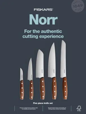 Obrázok produktu pre Fiskars Norr Súprava 5 Ks Nožov 1062516