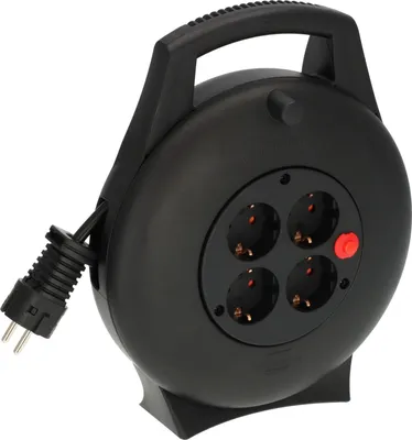 Produktbild von Brennenstuhl Vario Line Kabelbox 4-fach,10m,Indoor Kabeltrom