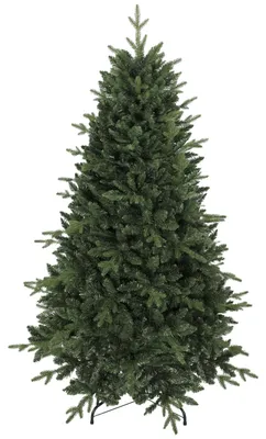 Productafbeelding van Kunstkerstboom, realistische spuitgegoten spar met 1237 takken en metalen standaard, 180 cm, groen