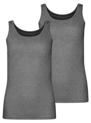 Produktbild von 2er-Pack SKINY Damen Unterhemd Advantage Baumwolle Stretch