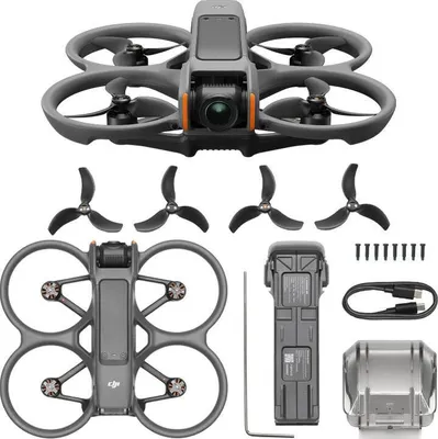 Obrázok produktu pre DJI Avata 2, 4 rotory/rotorov, 12 MP, 3840 x 2880 px, 27 m/s, 2150 mAh, Čierna