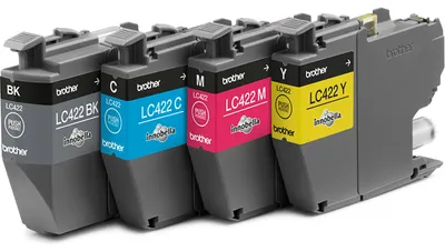 Produktbild von Brother LC422 Value Pack - 4er-Pack - Schwarz, Gelb, Cyan, Magenta - original - Tintenpatrone - für Brother MFC-J5340DW, MFC-J5345DW, MFC-J5740DW, MFC-J6540DW, MFC-J6940DW