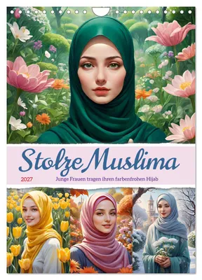 Produktbild von Stolze Muslima (Wandkalender 2027 DIN A4 hoch), CALVENDO Monatskalender