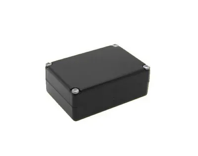 Produktbild von Kunststoff ABS Leergehäuse Kleingehäuse schwarz 72 x 50 x 41 mm