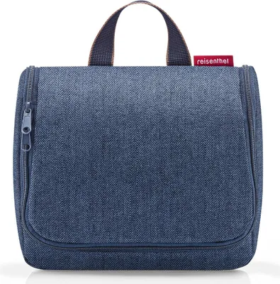 Immagine prodotto di reisenthel borsa da toilette Toiletbag Herringbone Dark Blue blu scuro