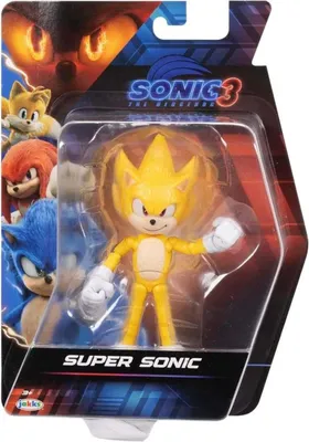 Immagine prodotto di Sonic the Hedgehog 3 5" Super Sonic, 3 anni, Multicolore