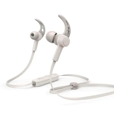 Produktbild von Hama Bluetooth® Kopfhörer Connect (In-Ear), Wireless, binaural, Bluetooth, 20-20.0000 Hz (Bandbreiten von Mikrofon und Kopfhörer), Mikrofon, Ohrbügel, Flachkabel weiß