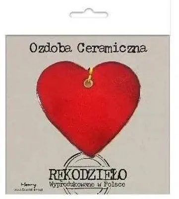Zdjęcie produktu dla Zawieszka ceramiczna - Serce - Henry