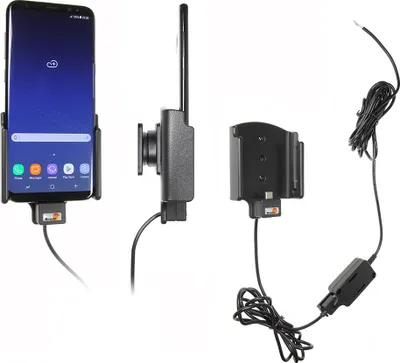 Produktbild von Brodit Gerätehalter 527966 mit Ladefunktion - für Smartphones - Samsung Galaxy S8