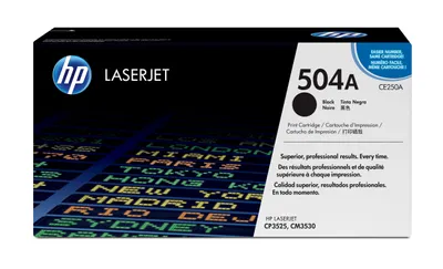 Image de HP 504A      Schwarz     LaserJet    Tonerpatrone