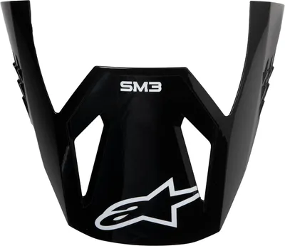 Produktbild von Alpinestars S-M3 Helmschirm, schwarz, Einheitsgröße