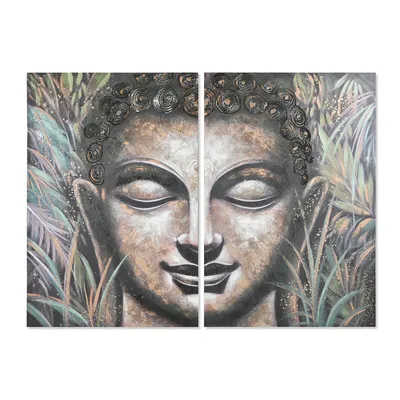 Produktbild von Set of 2 Gemälde home esprit orientalischer Buddha 160 x 3 x 120 cm