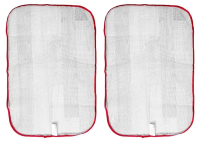 Produktbild von 2x BÜGELTUCH 40x60cm durchsichtig Weiss Bügelunterlage Bügelauflage Bügelschutztuch Bügelschutz Bügelhilfe 40