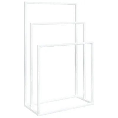 Produktbild von Handtuchständer Weiß 48x24x79 cm Eisen