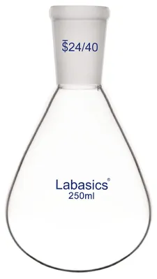 Rundkolben 250 ml, Borosilikatglas, 24/40 NS, Einzelhals