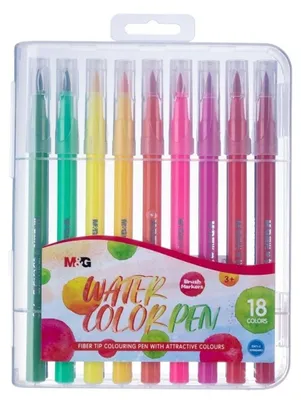 Produktbild von M&G-Kunstpinselstifte, 18 Farben