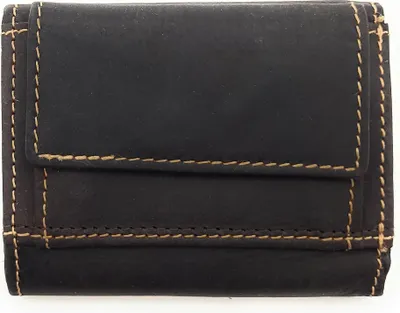 Produktbild von Jockey Club echt Leder Mini Geldbörse Hunterleder Toro vintage mit RFID Schutz dunkelbraun