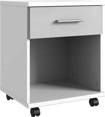 Produktbild von Rollcontainer >Joker< (B/H/T: 46x58x40 cm) in Weiß - 46x58x40cm (BxHxT)
