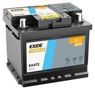Immagine prodotto di Batteria per auto Exide EA472 Premium 12V 47Ah 450A