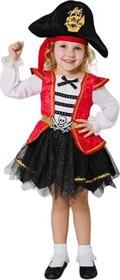 Produktbild von Mom Karibisches Piratenkostüm Rot 3-4 Years Rot 3-4 Years