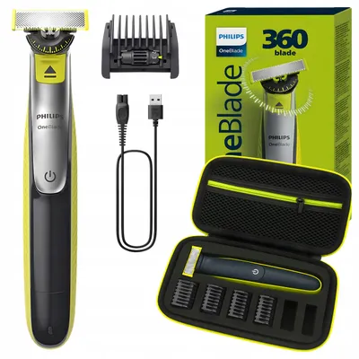 Produktbild von Philips OneBlade 360 QP2734/23 – 360°-Klinge – Nass- & Trockenrasur – 60 Min.