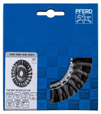 Image de PFERD TOOLS Brosse ronde torsadée RBG fil d'acier