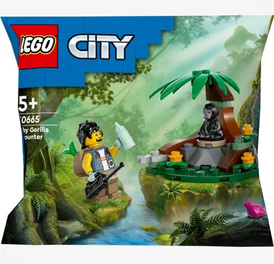 Produktbild von LEGO City 30665 Babygorilla mit Tierarzt-Set, 34 Teile, ab 5 Jahren