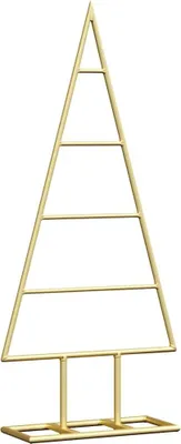 Zdjęcie produktu dla vidaXL Metalowa choinka złota 60 cm Stal malowana proszkowo