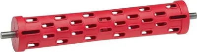 Produktbild von Noppenwaschrolle passend fr Fliesenwaschboy Speedy mit Metallachse rot