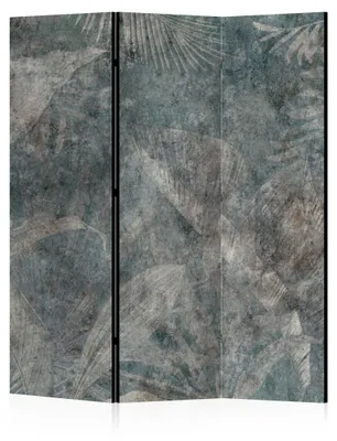 Image de LUMASOUL Paravent double face, paravent séparateur d'espace intérieur, motif plantes 3, 135x172 cm
