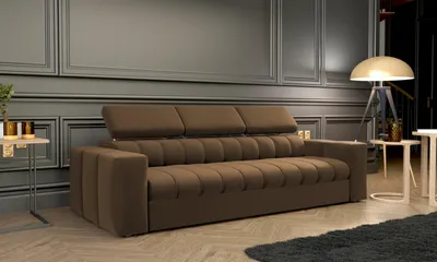 Produktbild von FurMeb24 SOFA KENNO III 230 x 90 cm BRAUN - mit schlaffunktion