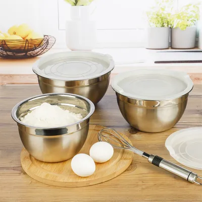 Produktbild von Haushalt International Rührschüssel Set, 3 Stück, 23007