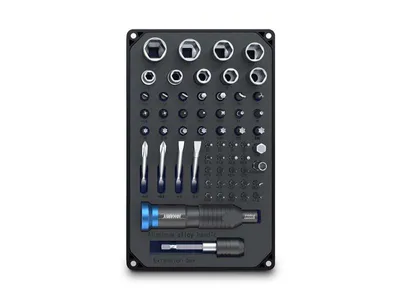 Produktbild von Jakemy HIGH END HOUSEHOLD Schraubendreher Set JM-6125 (60 in 1)