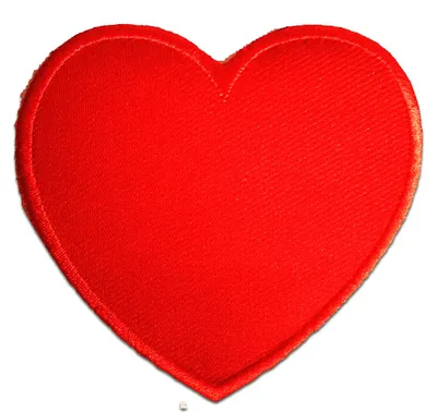 Produktbild von Herz Liebe - Aufnäher, Bügelbild, Aufbügler, Applikationen, Patches, Flicken, Zum Aufbügeln, Größe: 7,5 x 7,5 cm