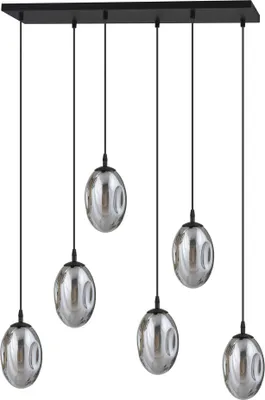 Obrázek produktu pro Lustr Emibig 6xE14 10W ASTRAL 6 grafitových stínidel 1266/6